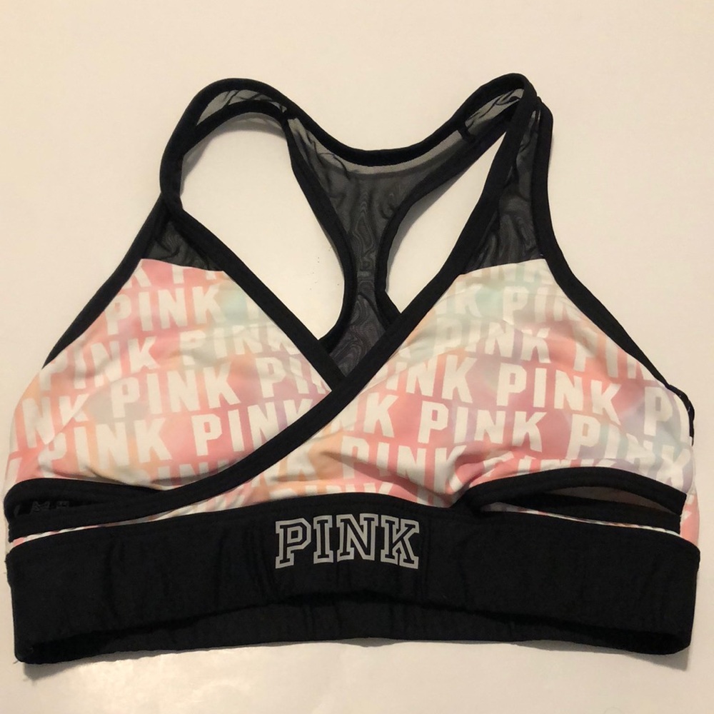 Pink Victoria Secret Sport Ultimate Lightly Lined Sports Bra Size Small